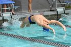 Swimming vs USCGA  Wheaton College Swimming & Diving vs US Coast Guard Academy. - Photo By: KEITH NORDSTROM : Wheaton, Swimming, Diving